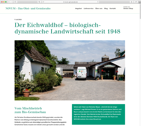 Blogbeitrag Erzeugerinfo Eichwaldhof