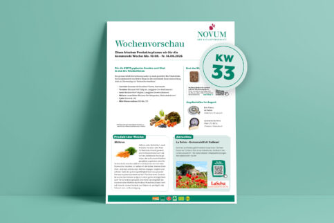 Wochenvorschau KW 33 / 10. bis 14. August 2026