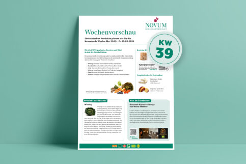 Wochenvorschau KW 39 / 21. bis 25. September 2026