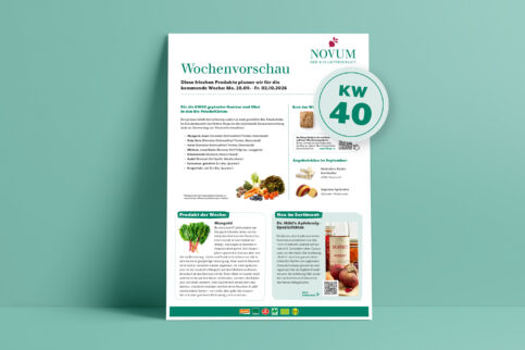 Wochenvorschau KW 40 / 28. September bis 02. Oktober 2026